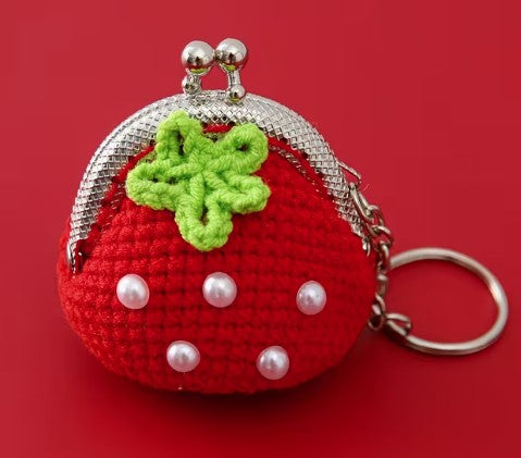 Strawberry coin purse