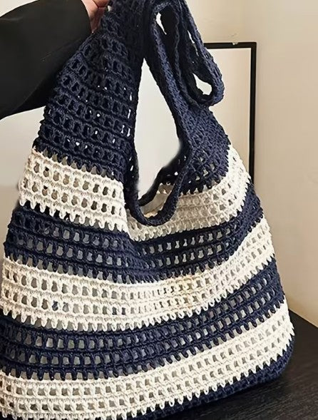 White and Navy blue