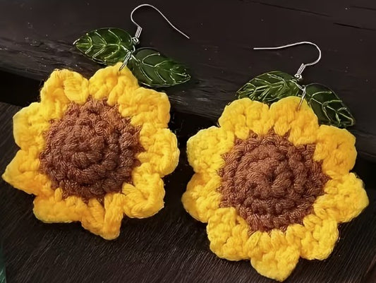 Earring Sunflower
